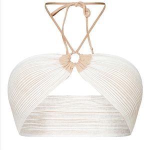 PrettyLittleThing Bandeau Crop Top‎ Size 14